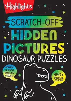 Zdrapywanki z ukrytymi obrazkami Dinozaury - Scratch-Off Hidden Pictures Dinosaur Puzzles