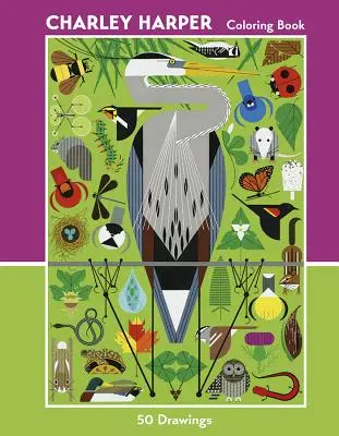 Charley Harper: 50 rysunków do kolorowania - Charley Harper: 50 Drawings Coloring Book