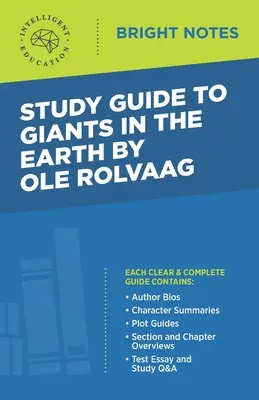 Przewodnik do książki Giants in the Earth autorstwa Ole Rolvaaga - Study Guide to Giants in the Earth by Ole Rolvaag