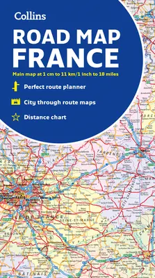 Collins Mapa Francji - Collins Map of France