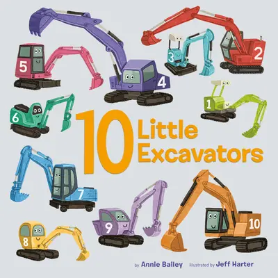 10 małych koparek - 10 Little Excavators