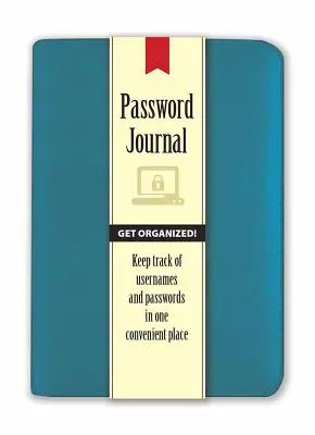 Password Journal: Caribbean Blue