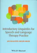 Wstępna lingwistyka dla praktyki terapii mowy i języka - Introductory Linguistics for Speech and Language Therapy Practice