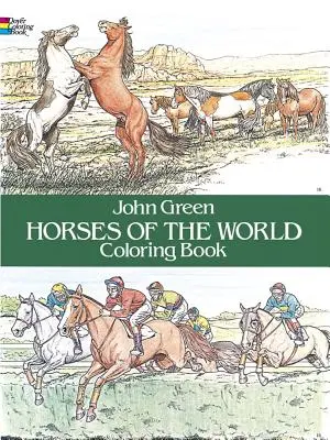 Kolorowanka Konie świata - Horses of the World Coloring Book