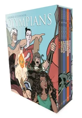 Olympians Boxed Set Books 7-12: Ares, Apollo, Artemida, Hermes, Hefajstos i Dionizos - Olympians Boxed Set Books 7-12: Ares, Apollo, Artemis, Hermes, Hephaistos, and Dionysos