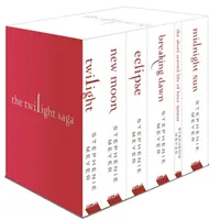 Zestaw 6 książek Sagi Zmierzch (biała okładka) - Twilight Saga 6 Book Set (White Cover)