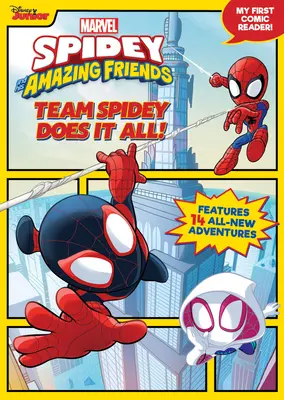 Pająk i jego niesamowici przyjaciele Drużyna Pająka robi wszystko! Mój pierwszy komiks! - Spidey and His Amazing Friends Team Spidey Does It All!: My First Comic Reader!
