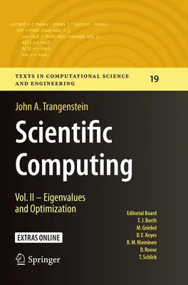 Obliczenia naukowe: Vol. II - Wartości własne i optymalizacja - Scientific Computing: Vol. II - Eigenvalues and Optimization