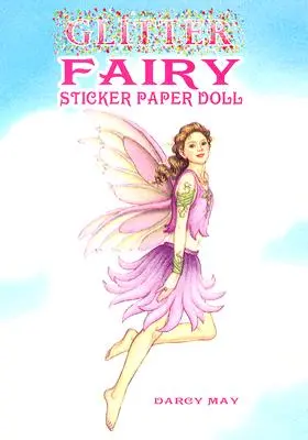 Papierowa lalka z naklejkami brokatowej wróżki - Glitter Fairy Sticker Paper Doll