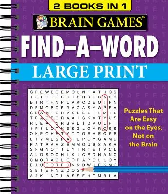 Brain Games - 2 książki w 1 - Znajdź słowo - Brain Games - 2 Books in 1 - Find-A-Word