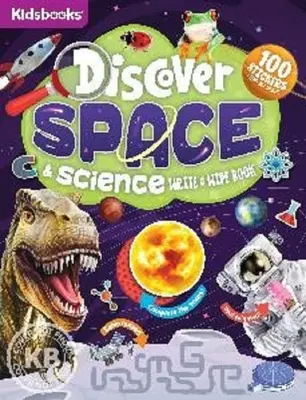 Odkryj kosmos i naukę Książka do pisania i ścierania - Discover Space & Science Write & Wipe Book