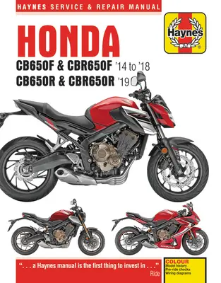 Honda Cb650f & Cbr650f '14 do '18 oraz Cb650r & Cbr650r '19 - Honda Cb650f & Cbr650f '14 to '18 and Cb650r & Cbr650r '19