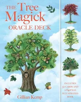 Tree Magick Oracle Deck - zawiera 52 karty i 64-stronicową ilustrowaną książkę - Tree Magick Oracle Deck - Includes 52 Cards and a 64-Page Illustrated Book