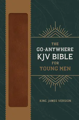 Biblia KJV Go-Anywhere dla młodych mężczyzn [Woodgrain Chestnut] - The Go-Anywhere KJV Bible for Young Men [Woodgrain Chestnut]