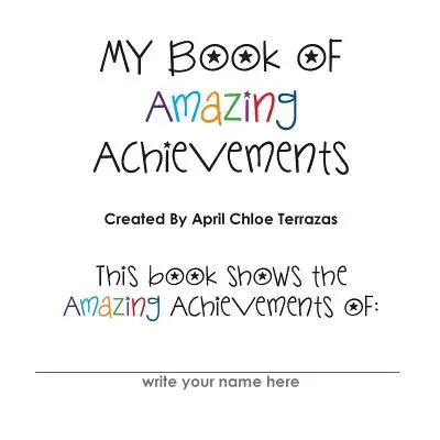 Moja księga niesamowitych osiągnięć - My Book of Amazing Achievements