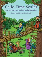 Cello Time Scales - utwory, łamigłówki, skale i arpeggia - Cello Time Scales - Pieces, puzzles, scales, and arpeggios