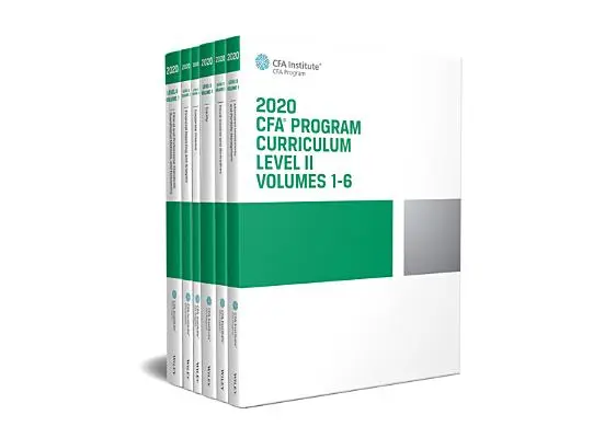 Program CFA 2020 Poziom II Tomy 1-6 Zestaw pudełkowy - CFA Program Curriculum 2020 Level II Volumes 1-6 Box Set