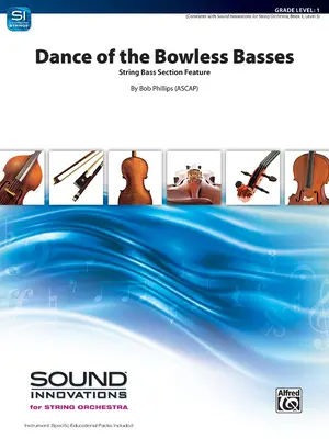 Dance of the Bowless Basses: A String Bass Section Feature, partytura i części dyrygenckie - Dance of the Bowless Basses: A String Bass Section Feature, Conductor Score & Parts