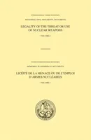 Pisma procesowe MTS, Legalność groźby lub użycia broni jądrowej - tom I - ICJ Pleadings, Legality of the Threat or Use of Nuclear Weapons - Volume I