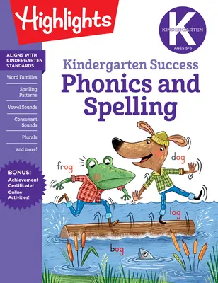 Zeszyt ćwiczeń do nauki fonetyki i ortografii w przedszkolu - Kindergarten Phonics and Spelling Learning Fun Workbook