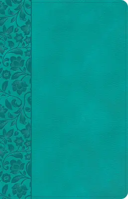 Osobista Biblia NASB w dużym rozmiarze, teal, skórzane etui - NASB Large Print Personal Size Reference Bible, Teal Leathertouch