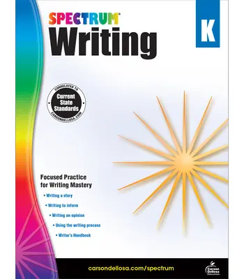 Spectrum Writing, klasa K - Spectrum Writing, Grade K