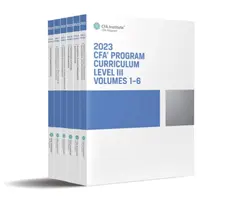 2023 Cfa Program Curriculum Poziom III Zestaw pudełkowy - 2023 Cfa Program Curriculum Level III Box Set