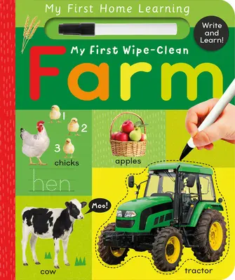 Moja pierwsza farma do wycierania: Pisz i ucz się! - My First Wipe-Clean Farm: Write and Learn!