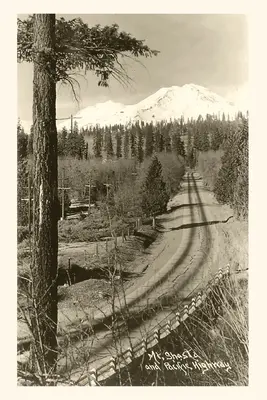 Vintage Journal Mt. Shasta i autostrada Pacyfiku - Vintage Journal Mt. Shasta and Pacific Highway