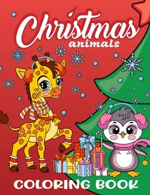 Świąteczna kolorowanka ze zwierzętami dla dzieci - Christmas Animals Coloring Book for Kids