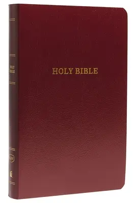 KJV, Biblia na prezenty i nagrody, imitacja skóry, bordowa, wydanie z czerwonymi literami - KJV, Gift and Award Bible, Imitation Leather, Burgundy, Red Letter Edition