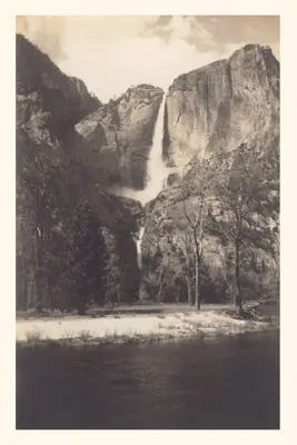 Vintage Journal Wodospad Yosemite - Vintage Journal Yosemite Falls
