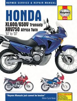 Honda Xl600/650v Transalp & Xrv750 Africa Twin '87 do '07 - Honda Xl600/650v Transalp & Xrv750 Africa Twin '87 to '07