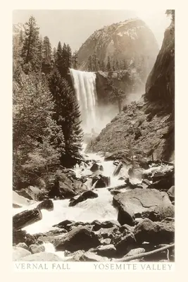 The Vintage Journal Wodospad Vernal, Yosemite - The Vintage Journal Vernal Falls, Yosemite