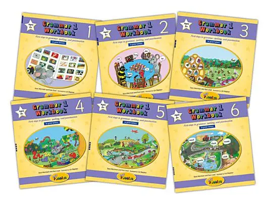 Grammar 1 Workbooks 1-6: In Print Letters (amerykańskie wydanie angielskie) - Grammar 1 Workbooks 1-6: In Print Letters (American English Edition)