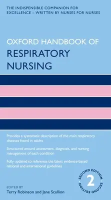 Oksfordzki podręcznik pielęgniarstwa oddechowego - Oxford Handbook of Respiratory Nursing