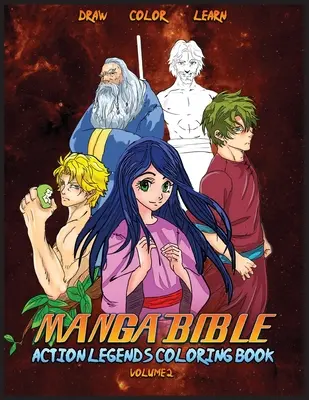 Biblia Manga Action Legends Vol 2: Kolorowanka - Manga Bible Action Legends Vol 2: Coloring Book