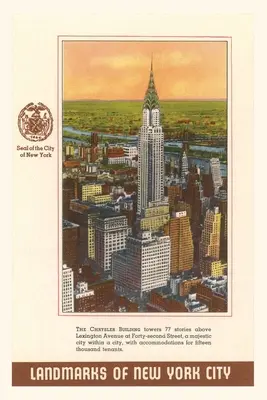 Vintage Journal Zabytki Nowego Jorku, budynek Chryslera - Vintage Journal Landmarks of New York City, Chrysler Building