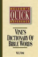 Nelson's Quick Reference Vine's Dictionary of Bible Words: Nelson's Quick Reference Series