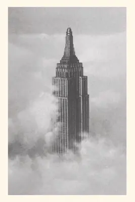 Vintage Journal Empire State Building w chmurach - Vintage Journal Empire State Building in the Clouds
