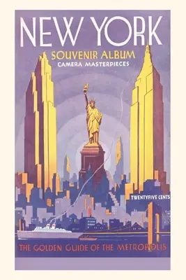 Album z pamiątkami z Nowego Jorku w stylu vintage - Vintage Journal New York Souvenir Album