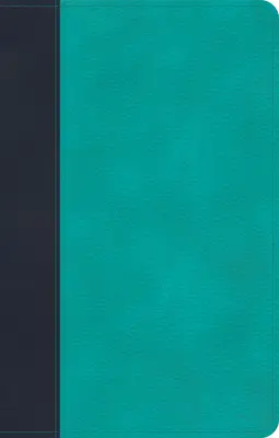 Biblia CSB w rozmiarze osobistym, granatowa/Teal Leathertouch - CSB Personal Size Bible, Navy/Teal Leathertouch