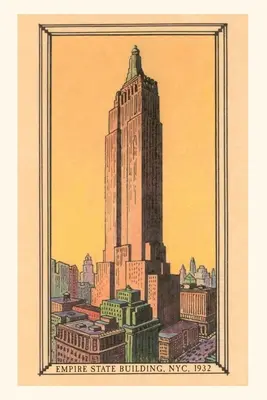Vintage Journal Empire State Building, 1932, Nowy Jork - Vintage Journal Empire State Building, 1932, New York City
