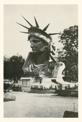 Vintage Journal Głowa Statuy Wolności, Nowy Jork - Vintage Journal Statue of Liberty Head, New York