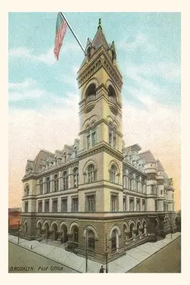Dziennik historyczny Poczta Brooklyńska, Nowy Jork - Vintage Journal Brooklyn Post Office, New York City