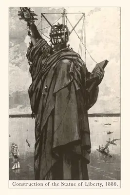 Vintage Journal Budowa Statuy Wolności - Vintage Journal Construction of the Statue of Liberty