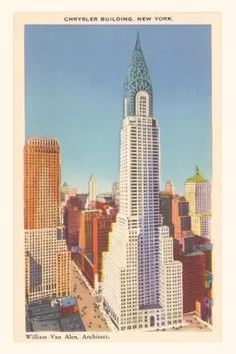 Vintage Journal Chrysler Building, Nowy Jork - Vintage Journal Chrysler Building New York