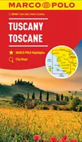 Mapa Marco Polo Toskanii - Tuscany Marco Polo Map