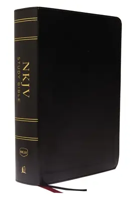 Biblia do studiowania NKJV, imitacja skóry, czarna, kolorowa, wydanie z czerwonymi literami, z indeksami, wygodny druk: Kompletne źródło do studiowania Słowa Bożego - NKJV Study Bible, Imitation Leather, Black, Full-Color, Red Letter Edition, Indexed, Comfort Print: The Complete Resource for Studying God's Word