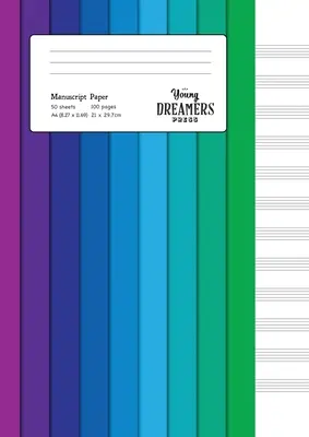 Papier do manuskryptów: Colour Spectrum A4 Blank Sheet Music Notebook - Manuscript Paper: Colour Spectrum A4 Blank Sheet Music Notebook